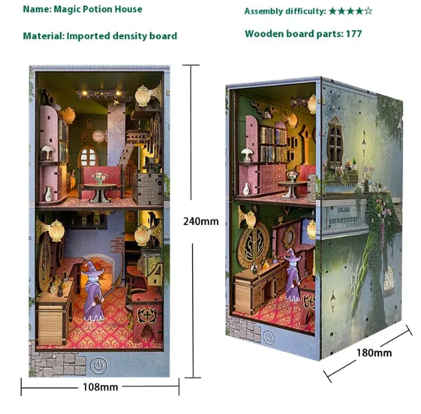 Wooden DIY Miniature House
