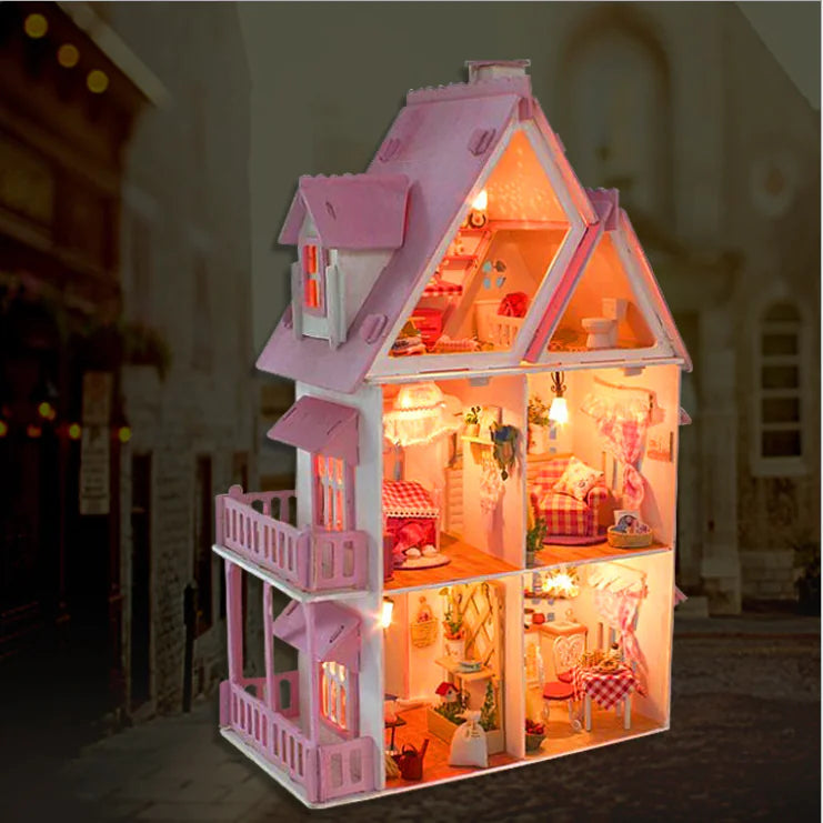 DIY Large House Model Kit - Sunshine Alice