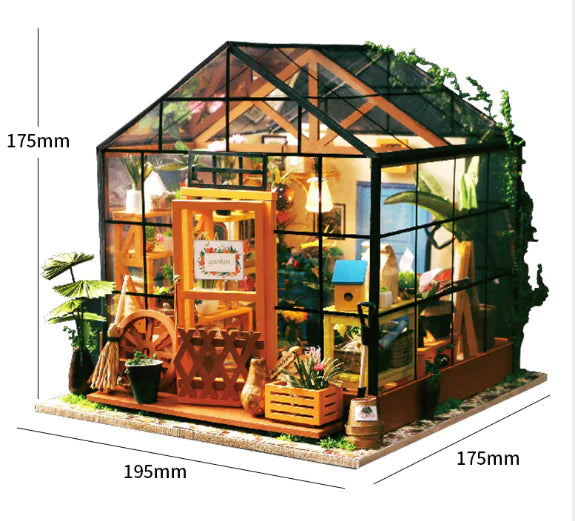 3D Puzzle DIY Model - Casey's Flower House Gift