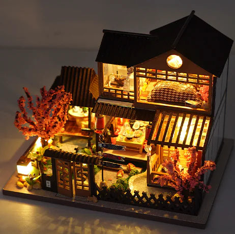 DIY 3D Wooden Puzzle House Model for Kids