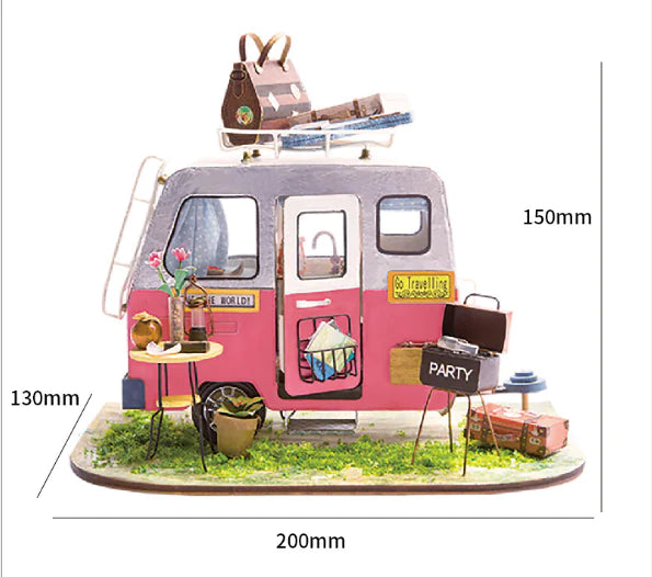 3D Puzzle DIY Model - Casey's Flower House Gift