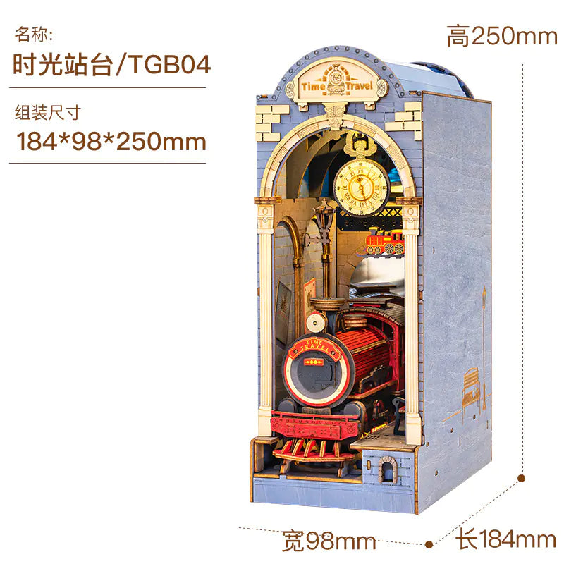 DIY Wooden House Puzzle Assembly Toy Model Kit
