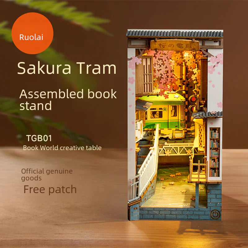 DIY Wooden House Puzzle Assembly Toy Model Kit