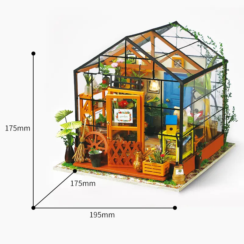 3D Puzzle Model DIY Kit - Creative Flower House
