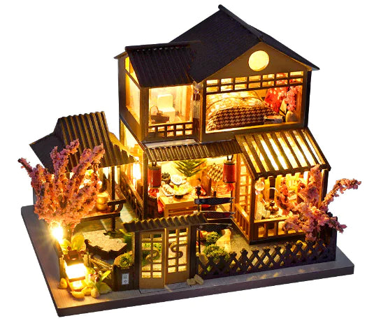 DIY 3D Wooden Puzzle House Model for Kids