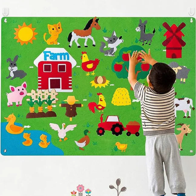Kids' 3D DIY Felt Activity Set – Early Learning Game