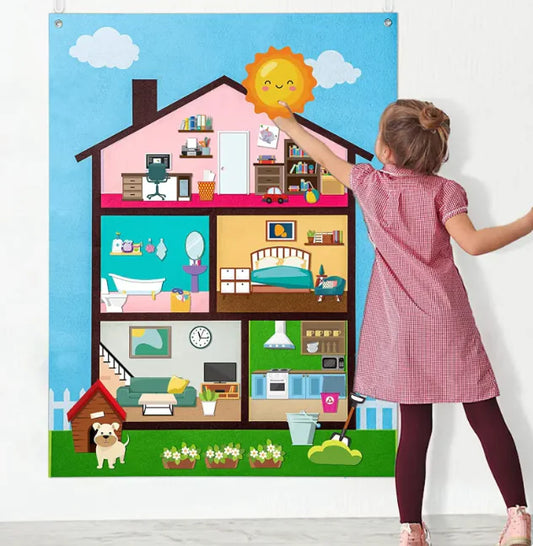 Kids' 3D DIY Felt Activity Set – Early Learning Game