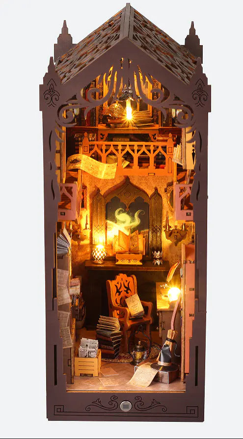 DIY Mini House Model with Lights for Kids Gift