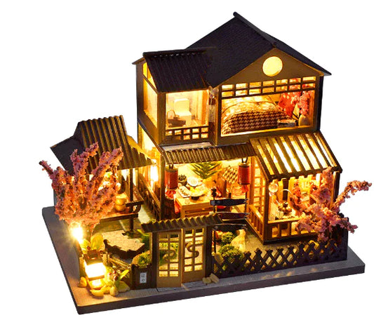 DIY 3D Wooden Puzzle House Model for Kids