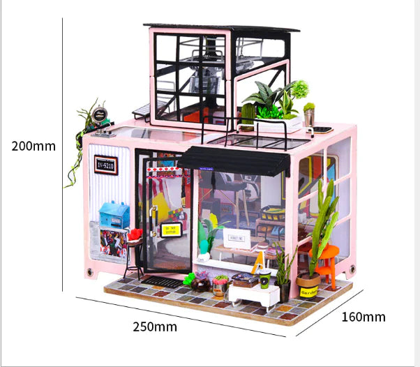 3D Puzzle DIY Model - Casey's Flower House Gift