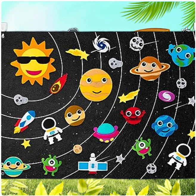 Kids' 3D DIY Felt Activity Set – Early Learning Game