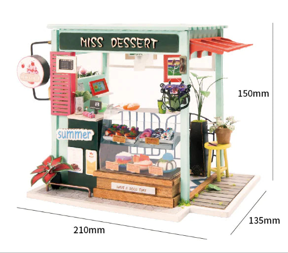 3D Puzzle DIY Model - Casey's Flower House Gift