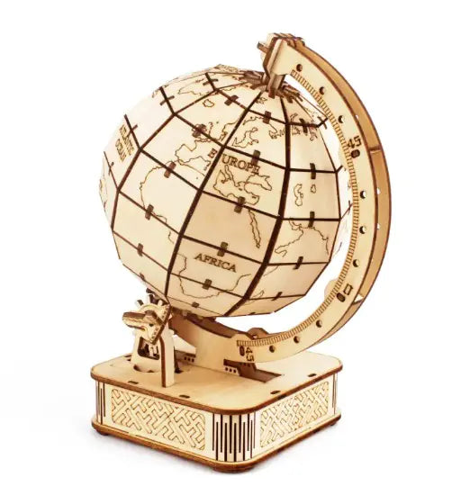 Earth Puzzle Wooden Model