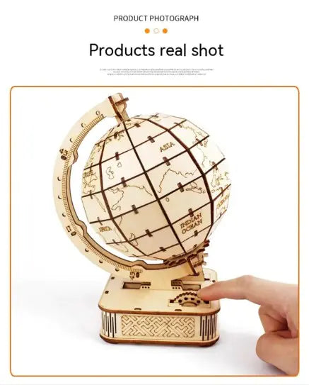 Earth Puzzle Wooden Model