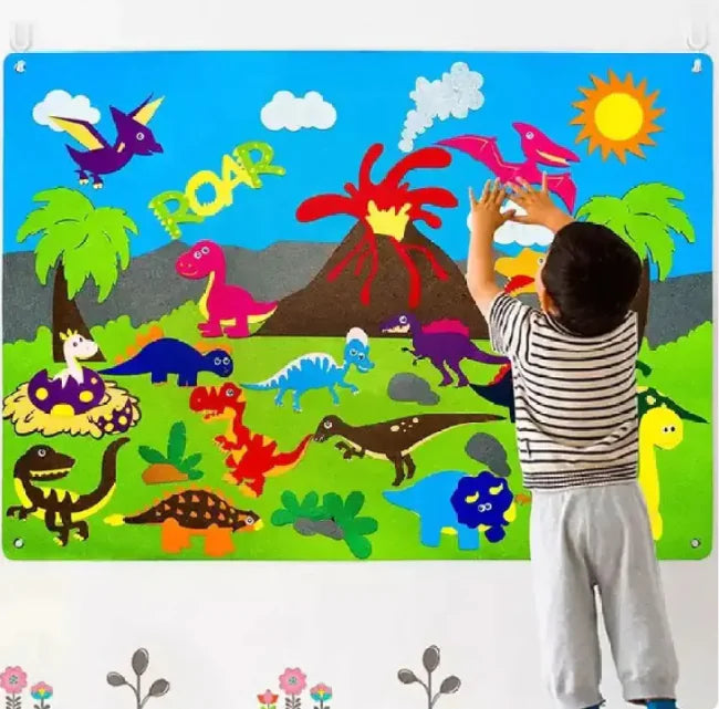Kids' 3D DIY Felt Activity Set – Early Learning Game
